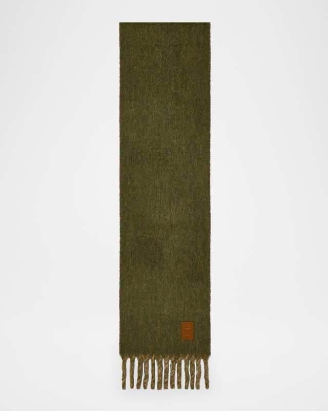 Double-Face Fringe Scarf